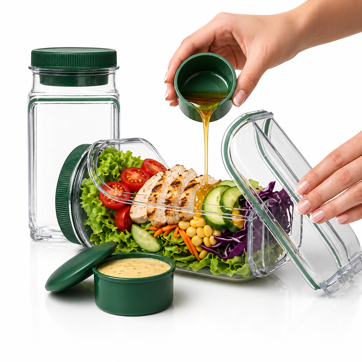 Salad Jar by Podly